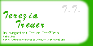 terezia treuer business card